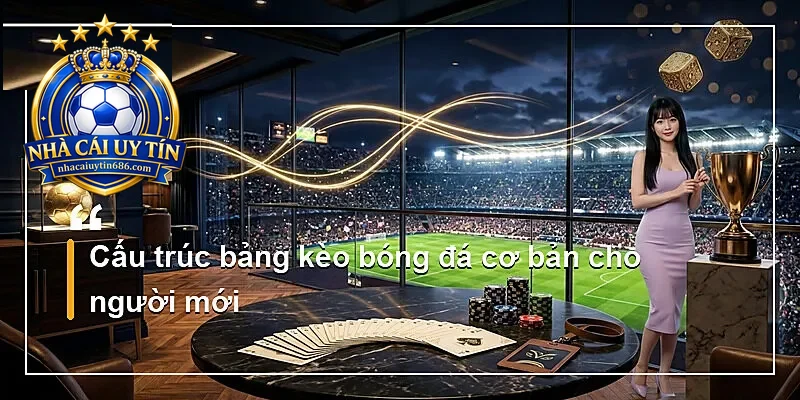 Cấu trúc bảng kèo bóng đá cơ bản cho người mới